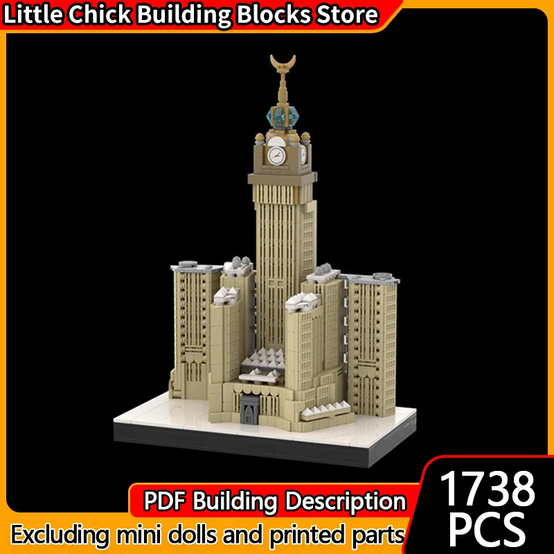 City Street View Modello MOC Mattoni da costruzione Scena di architettura urbana Tecnologia modulare Regali Vacanza Assemblare Giocattoli per bambini Vestito