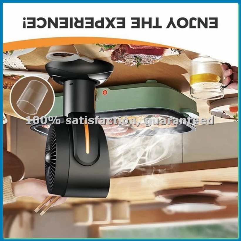 

Tabletop Range Hood Household Tabletop Range Hood High Suction Exhaust Fan Smoke Purification Fan Portable Smoke Fan B-A56M