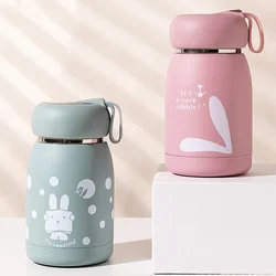 Cute Thermos Bottle Portable Thermal Mug Stainless Steel Insulation Cup Coffee Cup Vacuum Flasks Water Bottle for Girls Kid Gift