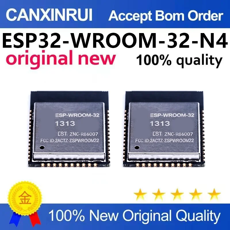 （5pcs-100pcs）Original ESP32-WROOM-32-N4 Universal Wi Fi Bluetooth MCU Module ESP32-WROOM-32