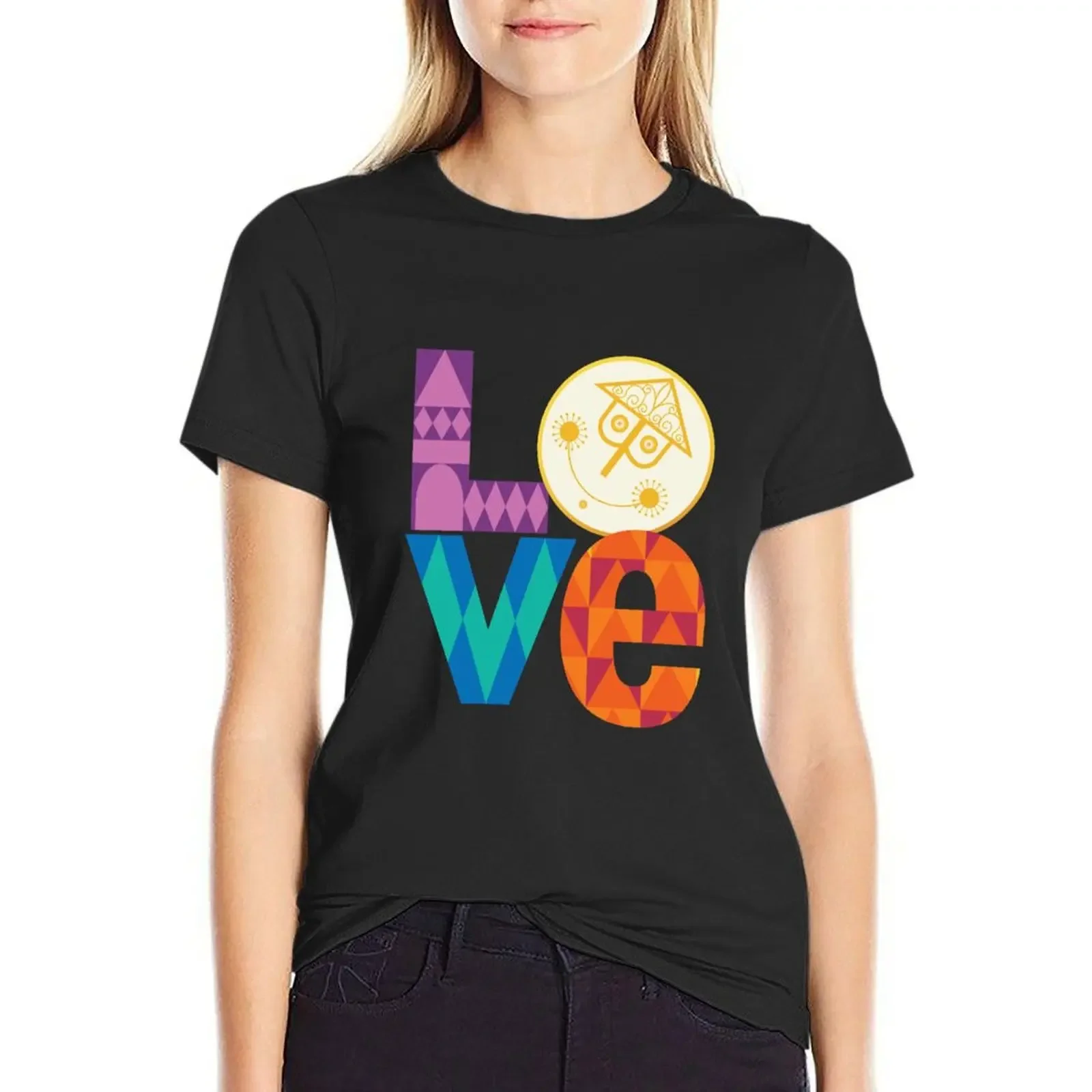 

A World of LOVE T-Shirt anime clothes kawaii clothes t-shirts for Women cotton