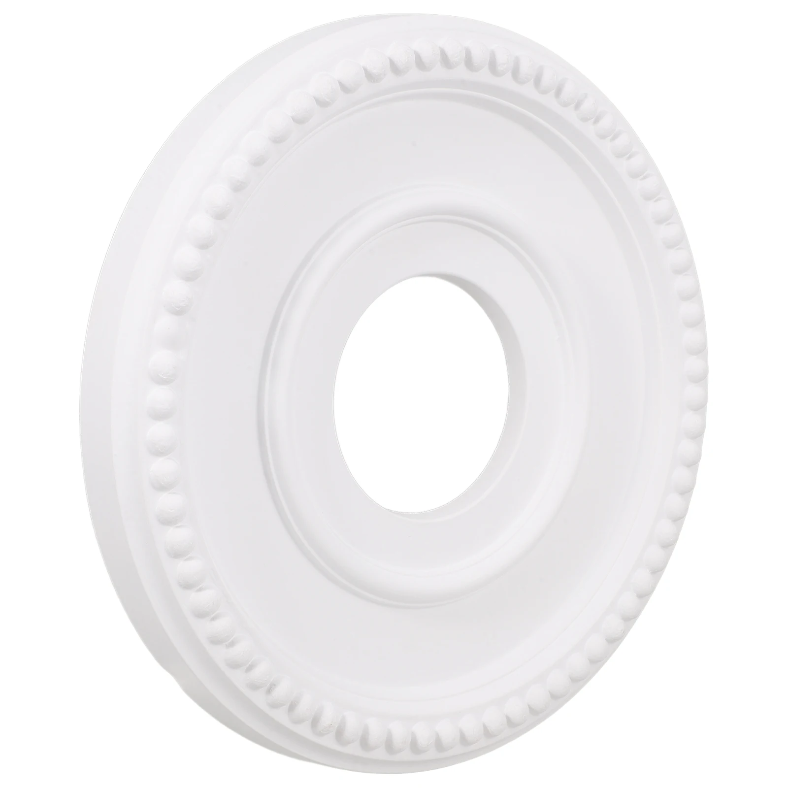 

Ceiling Cover 12 4x4 Inch PU Material Decorative Medallion Round Plate Home Lighting Fixtures Ceiling Medal