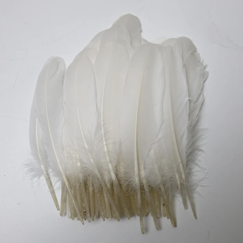 20Pcs Natural Goose Feathers Plumes 15-20cm White Feather Plume for Home Craft DIY Wedding Party Jewelry Decoration Accessories