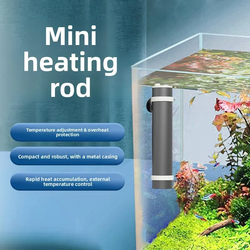 

Small fish tank heater automatic constant temperature intelligent mini heating rod turtle tank low water level