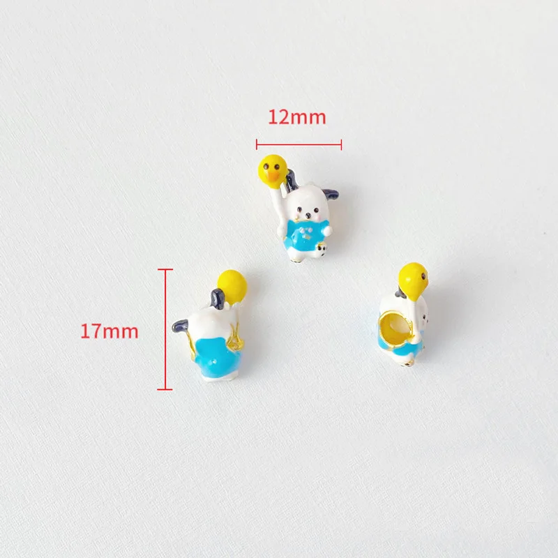 New Miniso Fashion Sanrio Kuromi Charm Beads Suitable for Original Women's Bracelets Jewelry Accessories Gifts