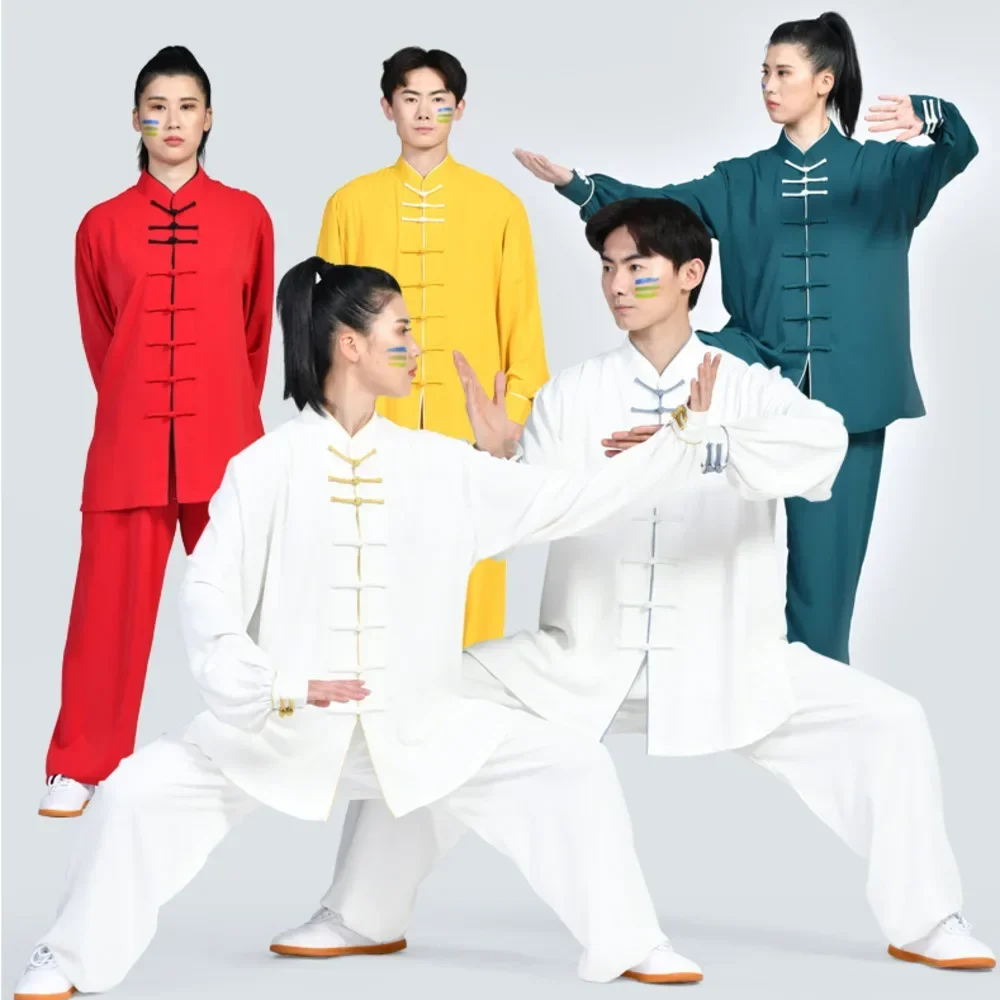 

New Style Unisex Kung Fu Tai Chi Uniform Traditional Chinese Clothing Martial Arts Uniform Traditional Free Shipping 5 Colors