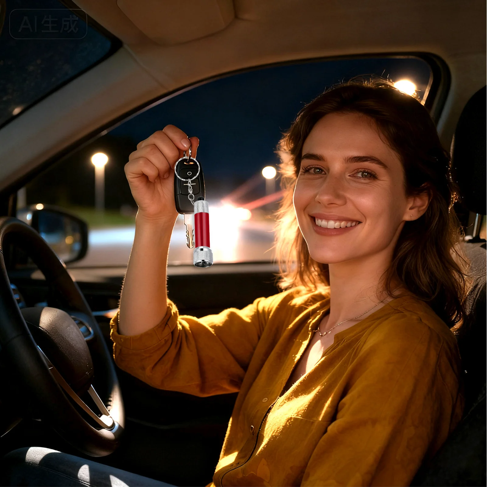 

8pcs Led Flashlight Keychain Durable Aluminium Alloy Mini Portable Torch For Camping Hiking Caving Climbing Outdoor Safety