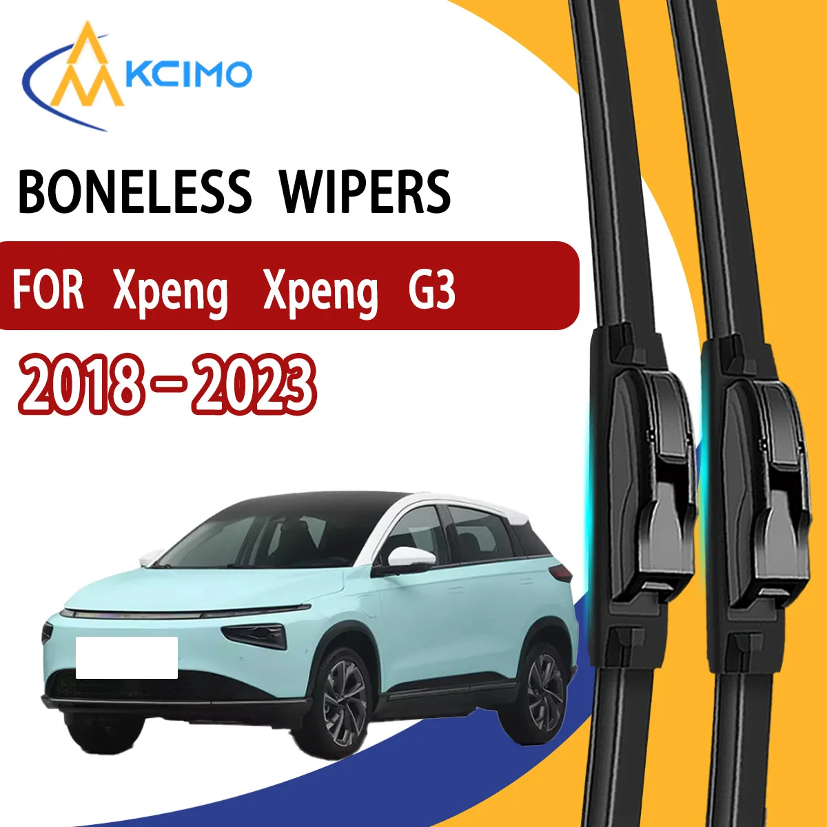 

2Pcs Front Windshield Wiper Blades For Xpeng Xpeng G3 2018–2023 Windscreen Window Car Accessories