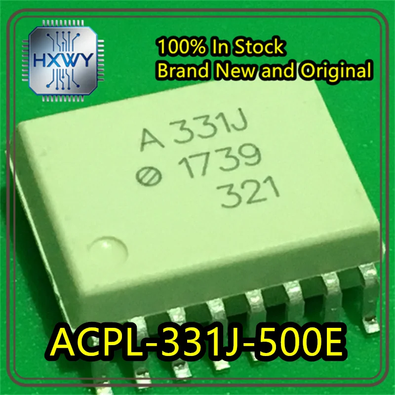 (1/10 piece) Original ACPL-331J-500E A331J SOIC-16 IGBT gate driver optocoupler chip in stock.
