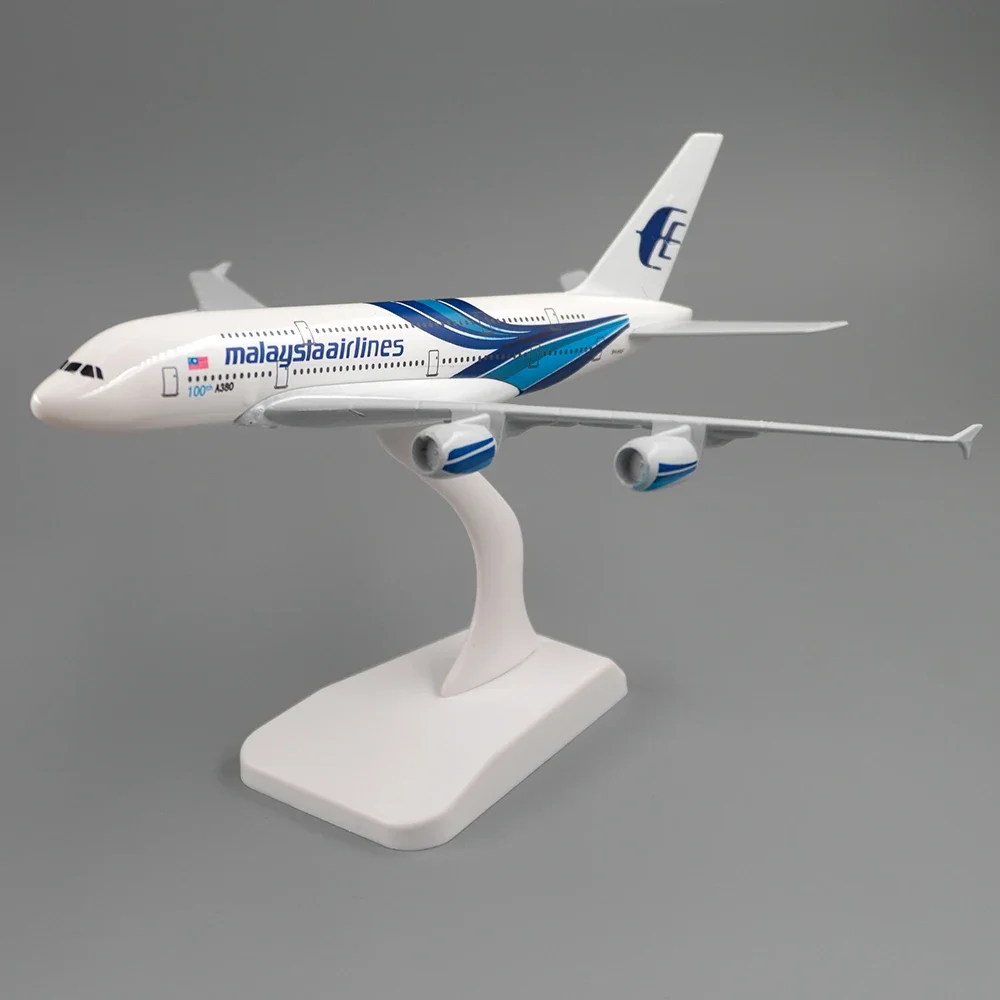 

20 см самолет Airbus Malaysia Airlines A380 сплав модель самолета детский подарок для коллекции украшение домашнего стола