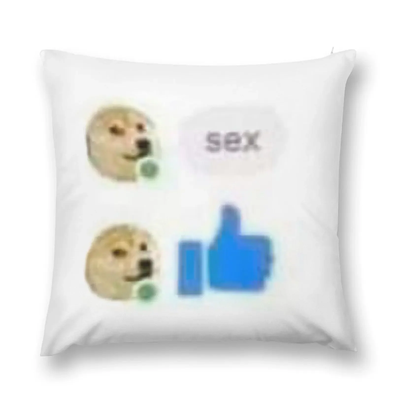 Doge sex chat imagen funda de almohada Navidad fundas para cojines funda de almohada decorativa