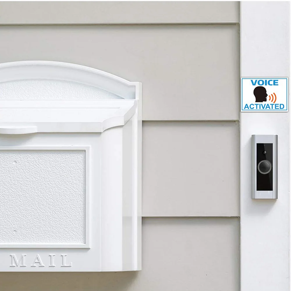 Fake Voice Motion & Clap Activated Sign 60 Pack - Prank Stickers Funny Joke Labels - Practical Hilarious Tags