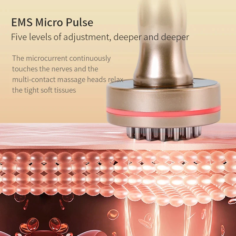 LED Scalp Massage Brush Red Light Therapy Hair Growth Comb Anti-Hair Loss Rechargeable Waterproof Vibrating