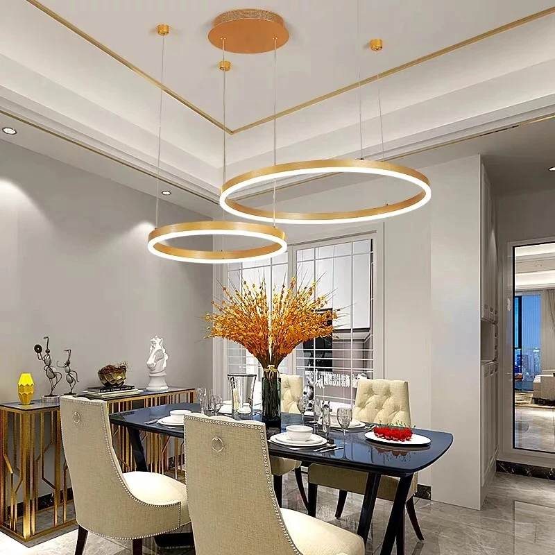 LED Ring Chandelier 2