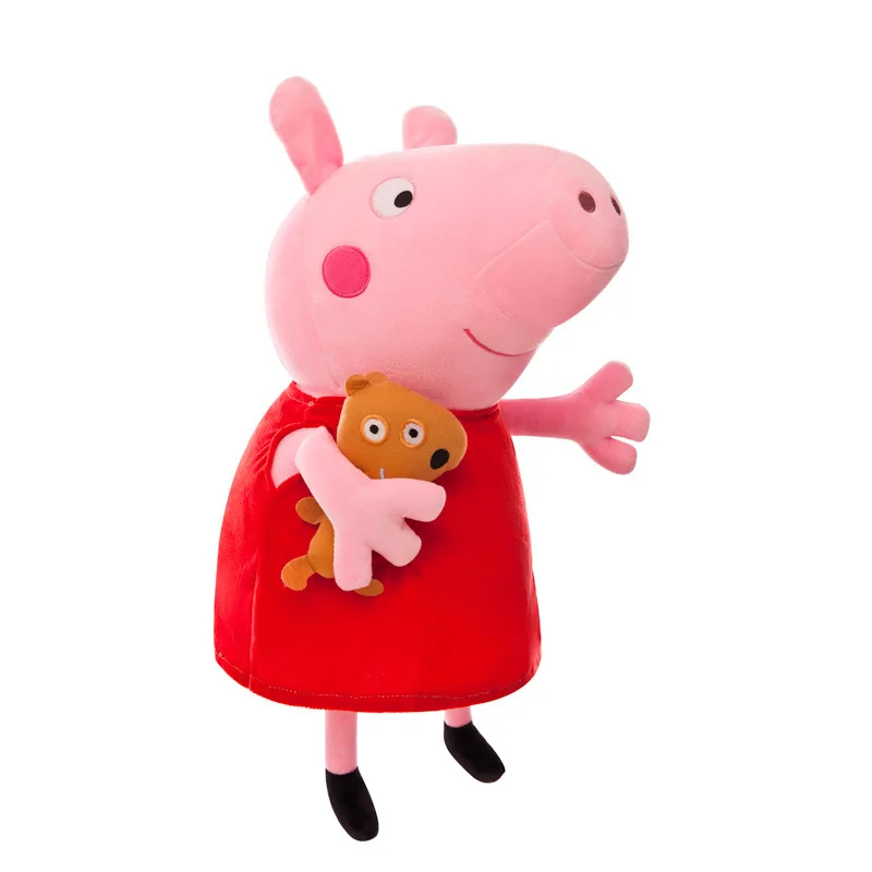 40Cm Originele Peppa Pig Knuffels Peggy George Dinosaurus Pop Kinderen PillowCartoon Anime Figuur Gevulde Pluche Gift speelgoed