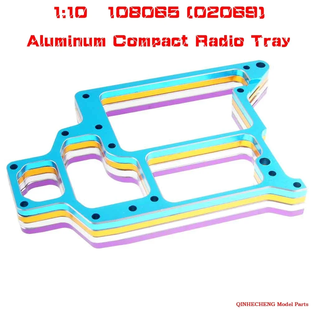 RC 108065 (02069) Aluminum Compact Radio Tray For HSP 1:10 Nitro Buggy Truck