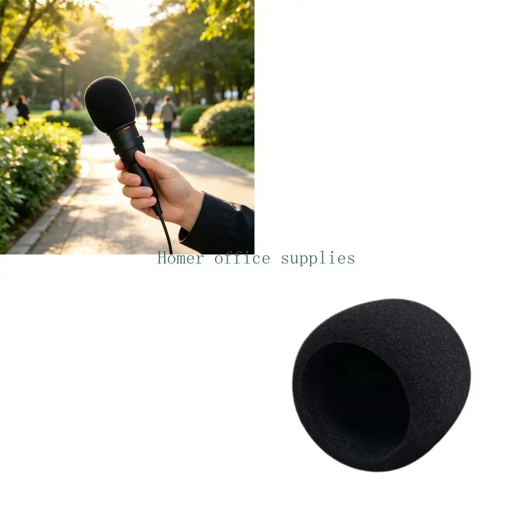 K43B Desktop Microphone Foam Cover for SoloCast, Mic Windscreen Sleeve for Gaming Chat and Meetings 1pc/2pcs