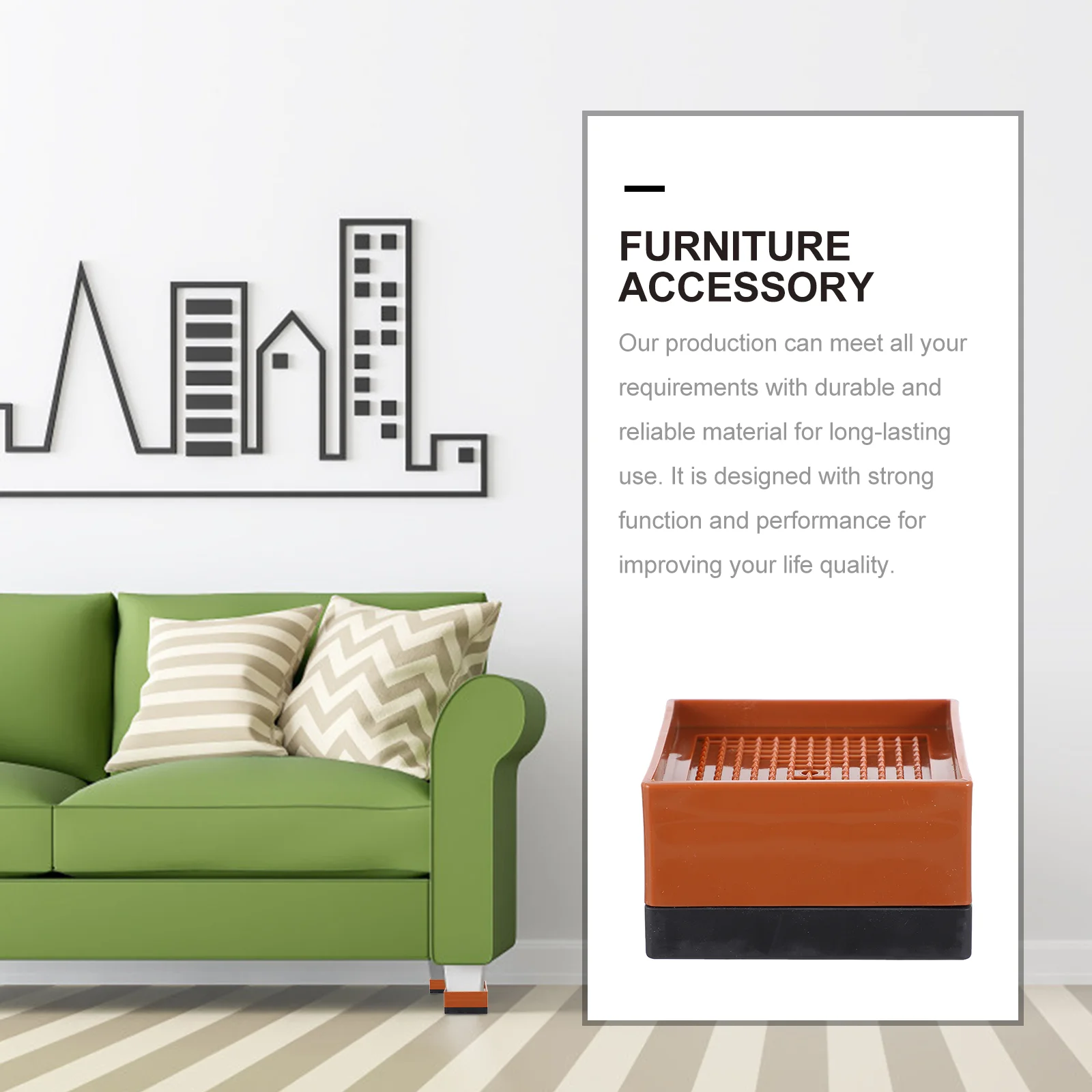 เฟอร์นิเจอร์ Risers เตียงโซฟาเท้า Booster ปรับความสูงเบาะโต๊ะหนัก