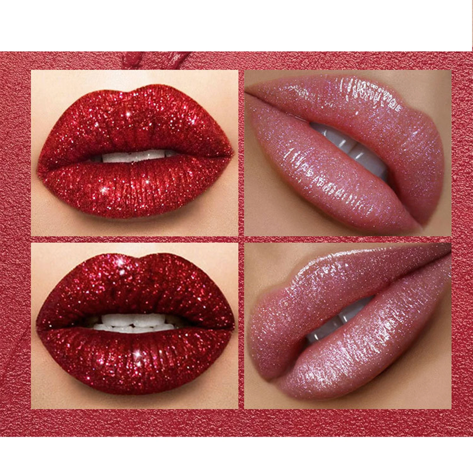 

Mirror Lip Glaze Lipstick For Women Lasting Nonstick Cup Not Fade Suitable For Daily Use