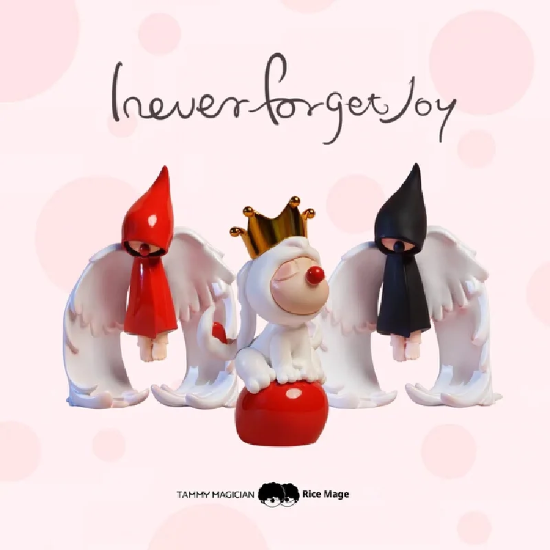 Huiwei 3rd الجيل INFJ الفنان سلسلة أنا أبدًا ننسى الفرح صندوق أعمى الإبداعية الفن الشكل تحصيل لعبة مجسمة هدية ل Friedn #3