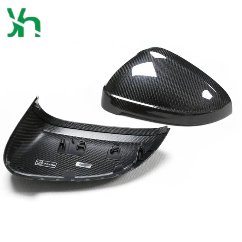 لأودي A4 A4L S4 (2016-) RS4 (2019-) A5 A5L (2017-) S5 (2017-) RS5 (2017-) غطاء مرآة من ألياف الكربون الحقيقية #1