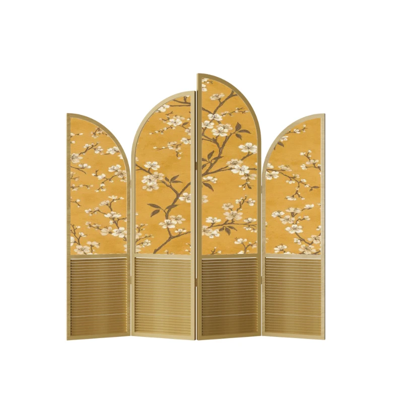 

Retro flower American screen partition entrance door decoration