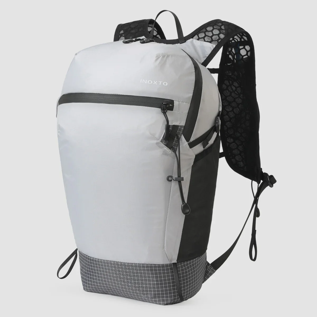 Mochila plegable para hombre Inoxto de 14L, bolsa de senderismo duradera de poliéster 70D, mochilas todoterreno impermeables de uso diario con bolsillos para botellas