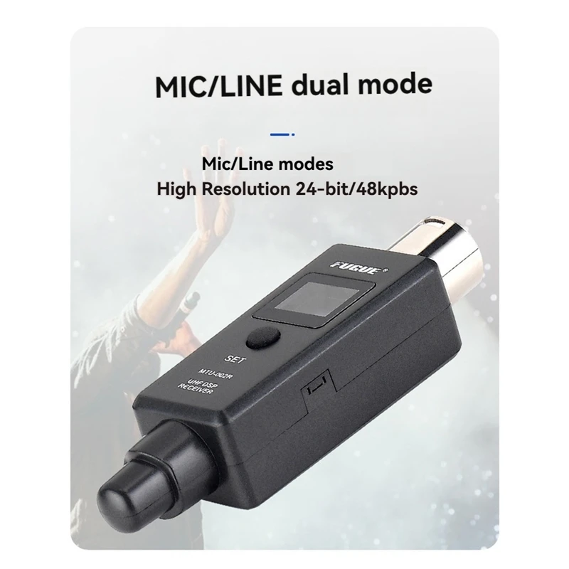 Microphone Wireless System Micphone Wireless Transmitter UHF Transmitter Receiver Mi Line For Dynamic Condenser