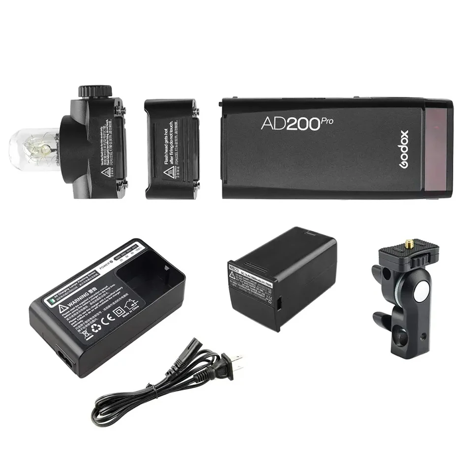 Godox AD200Pro AD200Pro II TTL 2.4G Wireless Camera Pocket Flash compatible with X1T for Nikon Canon Sony Fuji Olympus