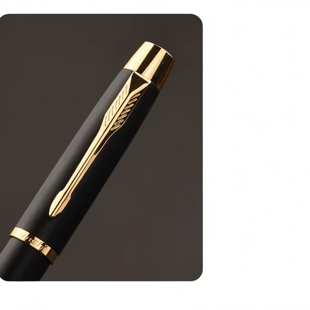 Modern Metal Fountain Pen Curved Nib For Calligraphy Practice Writing Artistic Signature Office Stationery Writing Instrument