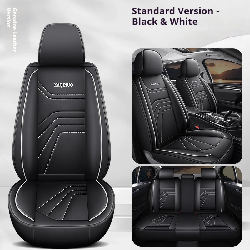 

Universal Car Seat Covers for Five Seats Minimalist Design, Easy Installation Fits Most Vehicles, Black