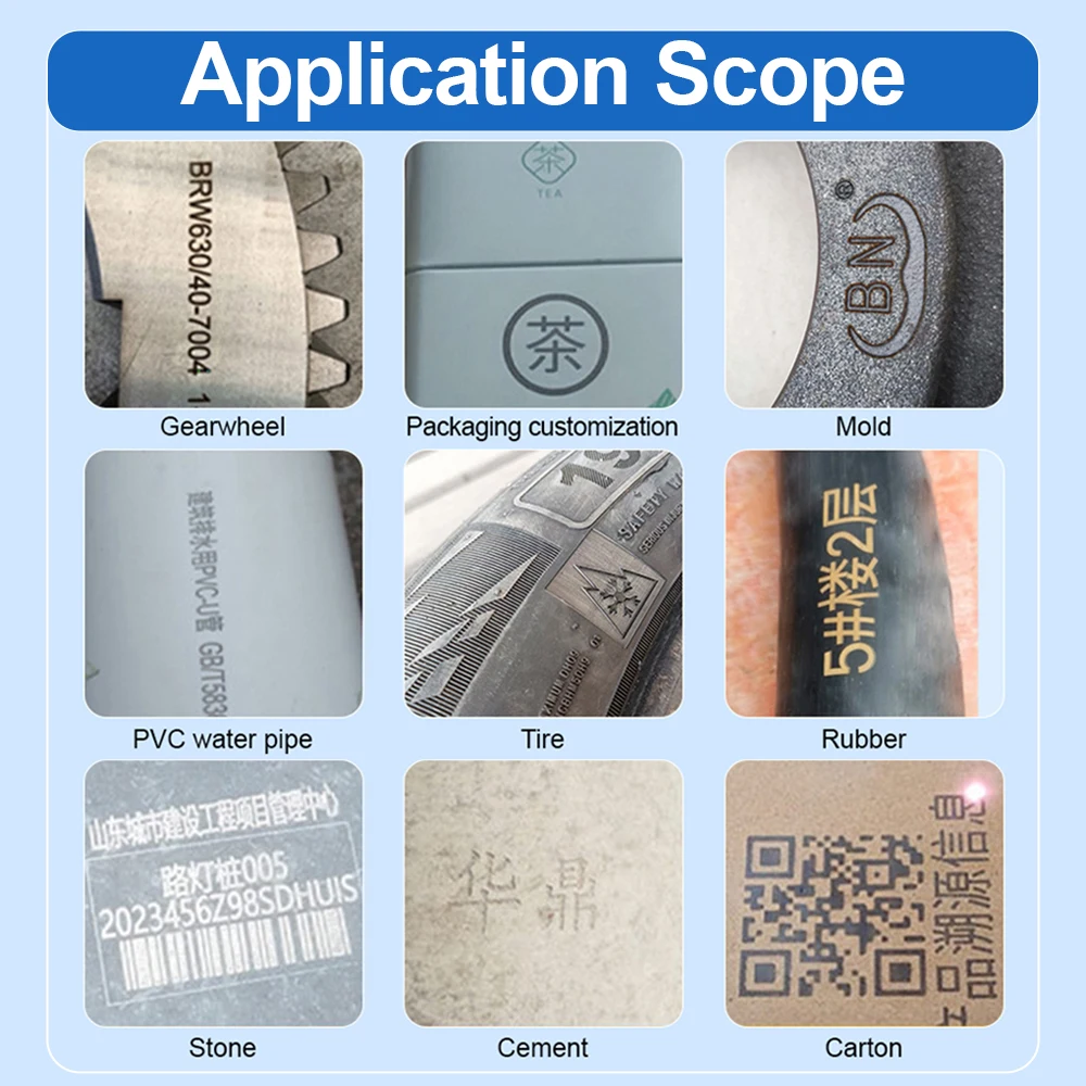 Handheld fiber laser marking machine with adjustable tabletop stand - a compact and versatile solution for precision marking