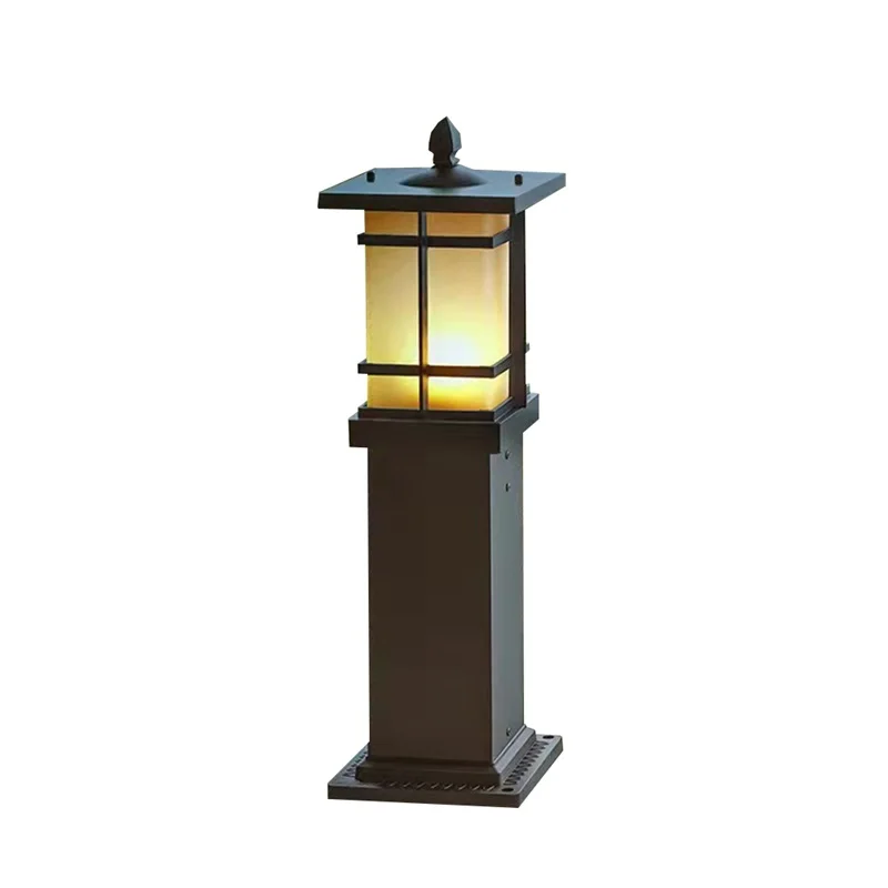 BERTH Outdoor Retro Lawn Lamp Lights Classical Waterproof Home for Villa Garden Decoration