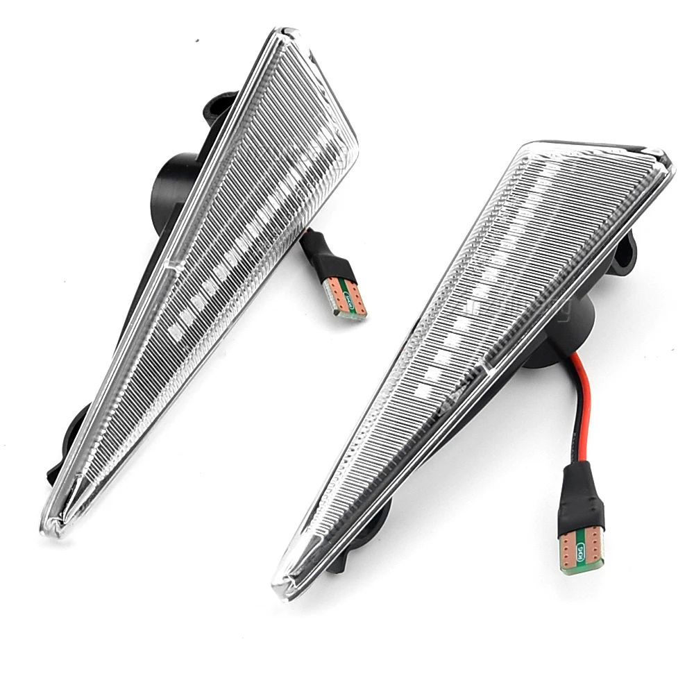 

For Renault Vel Satis Wind Avantime Megane MK2 Scenic MK2 2pcs Dynamic LED Turn Signal Side Marker Lamp Car Light