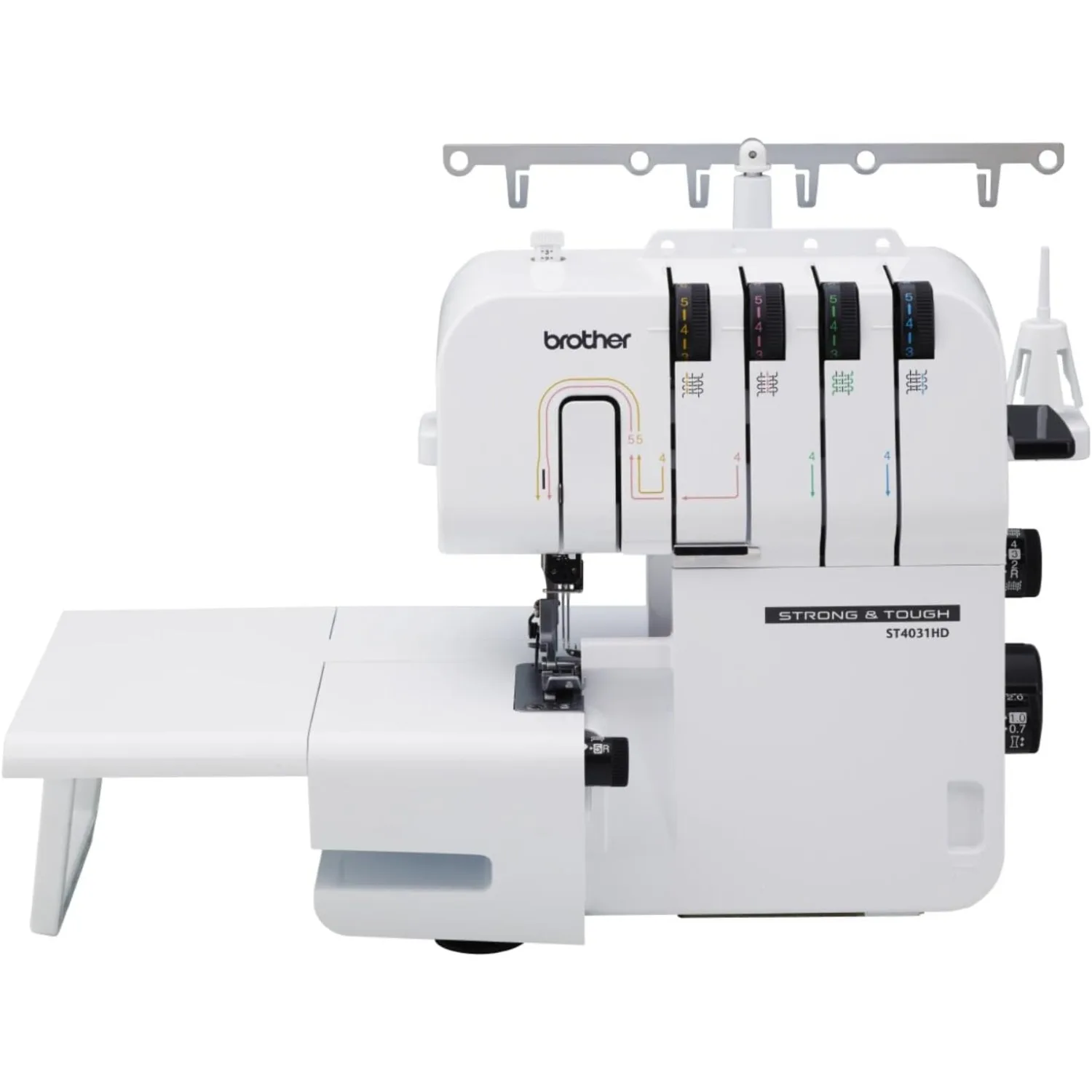 

ST4031HD Serger, Strong & Tough Serger, 1,300 Stitches Per Minute, Durable Metal Frame Overlock Machine, Large Extension Table ﻿