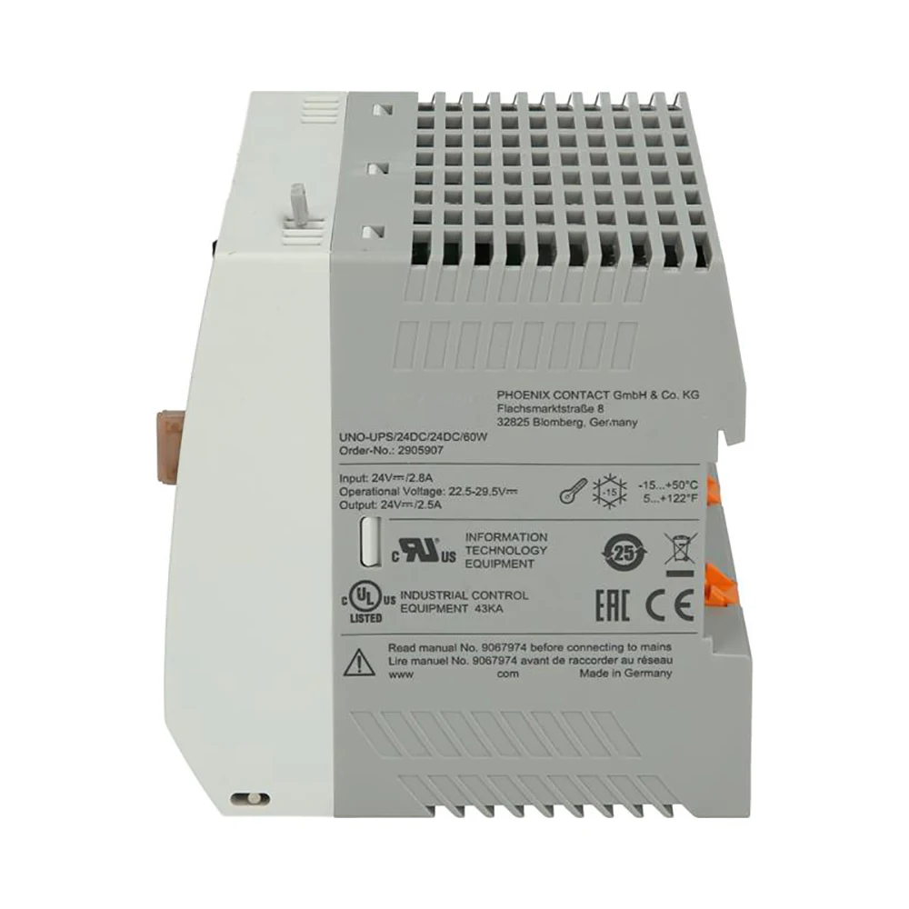 New 2905907 UNO-UPS/24DC/24DC/60W UNO DC-UPS 24VDC 0.8Ah For Phoenix Uninterruptible Power Supply High Quality Fast Ship