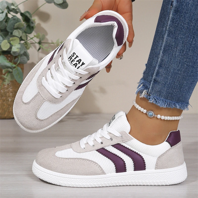 Summer Mesh Casual Shoes For Women Comfortable Breathable Flat Sneakers Woman Trainers Low-cut Lightweight Women's Sports Shoes