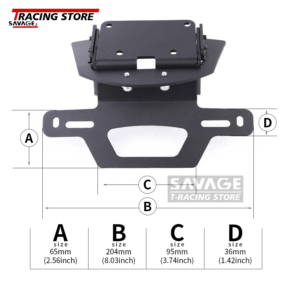 Motorycle Fender Eliminator Kit License Registration Plate Holder For KOVE 800X Pro Rally Super Adventure Rear Tail Tidy Bracket