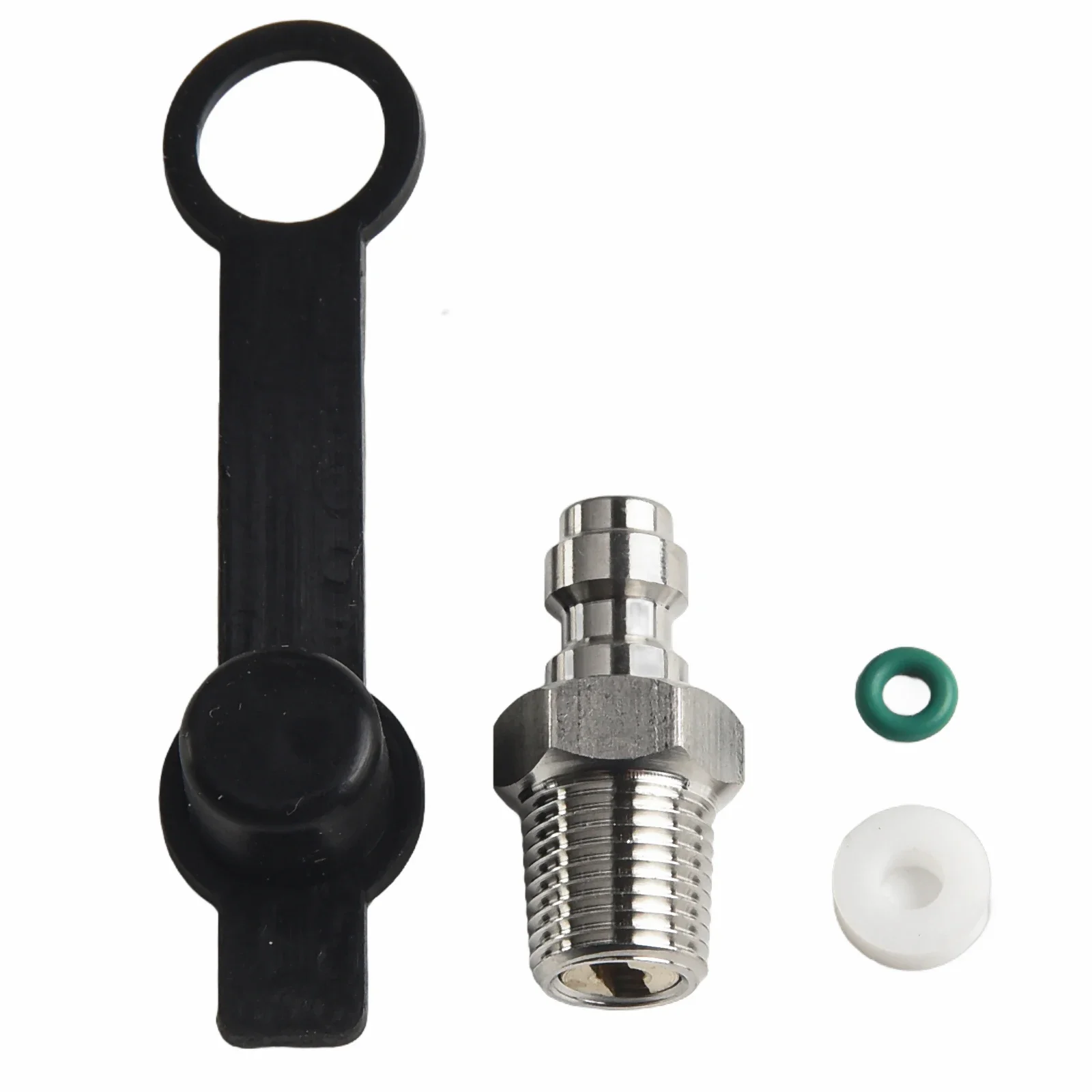 1PCS 8mm/0.3 Inch Stainless Steel Male Valve Quick Connector Filling Nozzle Air Hose Fitting Hardware Tool  Accessories