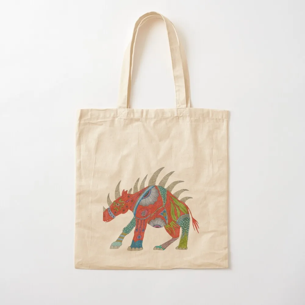 Fancy Rhino Tote Bag university shopper bag Women's shopper shopping cart bags shopping bag logo