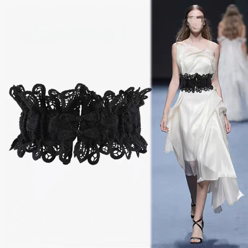 

Women's Retro Good Elastic Belt Fashion High-quality Black Classic Style Belt Popular Trend Cool Belt for Dress Pants Jeans