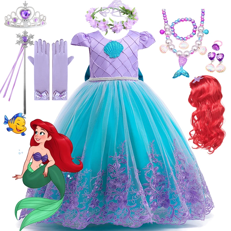 

Женское платье-Русалочка, яркое платье принцессы, карнавальное бальное платье на день рождения