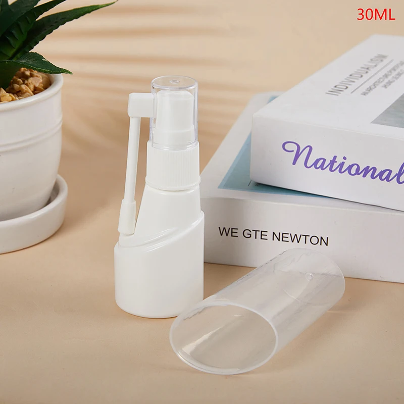 30ml Empty Plastic Nasal Bottle Rotation Mist Spray Bottles Nose Pharmaceutical Medicine Atomizer