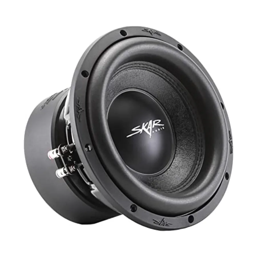 

Car subwoofer for audio systems, polypropylene cone, black, 10-inch dual 2-ohm voice coils with 1600W max power handling