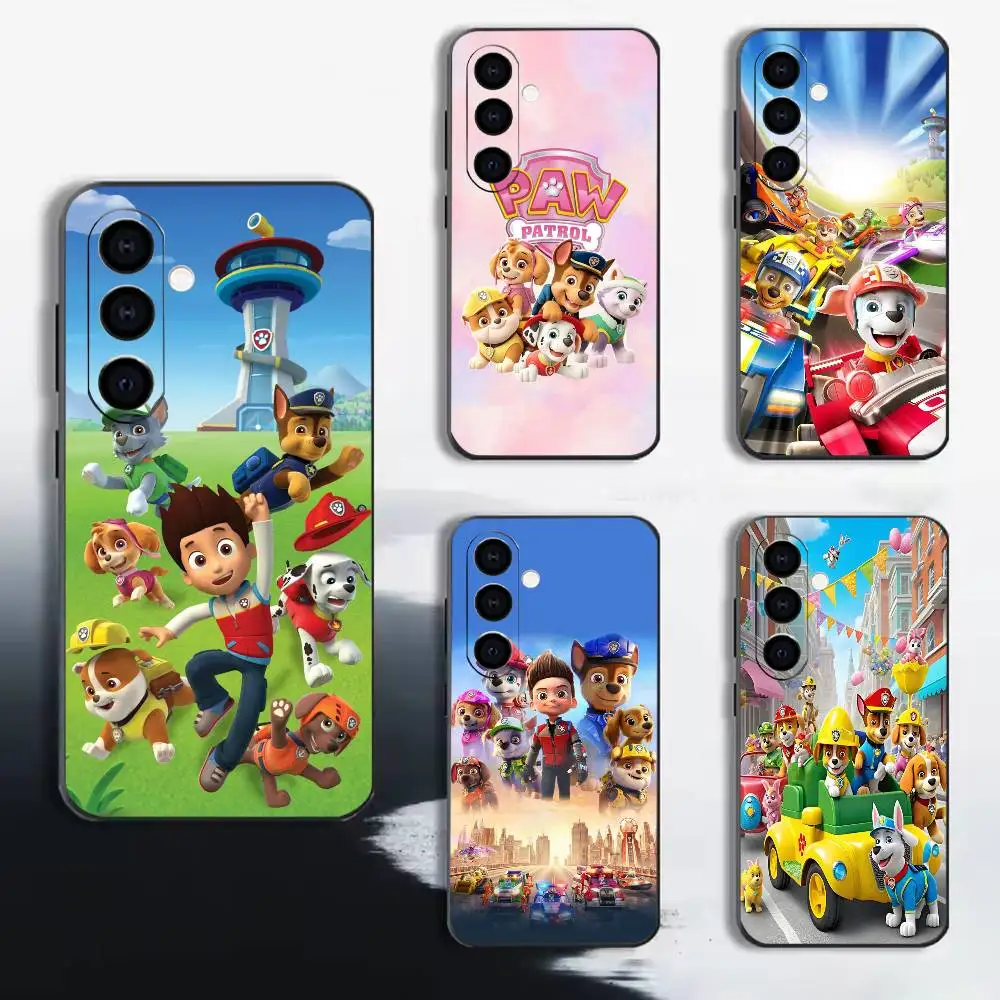 PAW-PP-PAW P-Patrol  Phone Case Black Soft Silicone TPU For Samsung A72,A51,A70,A71,A53,A52,A73