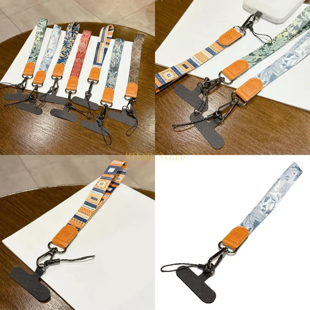 

Холщовый ремешок для телефона с дизайном тотема, прочный для надежного крепления брелка, лучшая распродажа