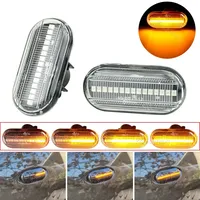 2pcs For SEAT Ibiza 6L Cordoba Toledo Leon MK1 MK2 LED Dynamic Side Marker Light Turn Signal Light for Octavia