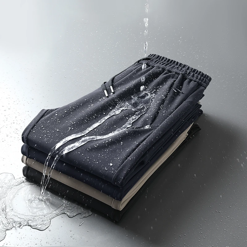 

Новые осенние и зимние мужские уличные водонепроницаемые повседневные брюки, модные и универсальные свободные и удобные спортивные брюки