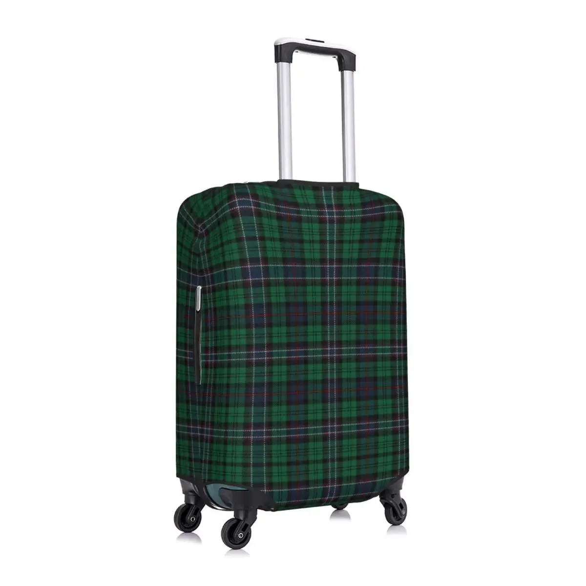 Scottish National Tartan Travel Luggage Cover Dust Proof Popular Gingham Plaid Suitcase Cover Protector Fit 18-32 Inch