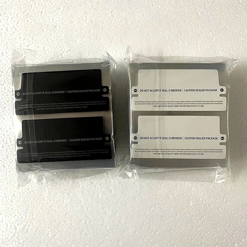 50 Pairs Phone Box Packaging Sealing Film Stickers for Samsung Galaxy S25 S24 S23 Ultra Wrap Plastic Seal Factory Label Stickers
